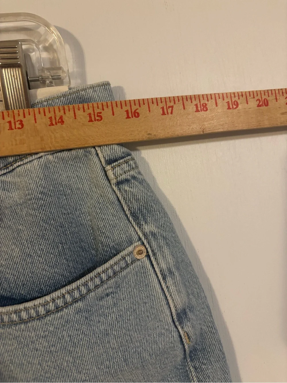 NWT Free People We The Free High Rise Denim Bermuda Shorts Size 29